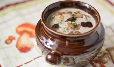 Крем-суп из грибов